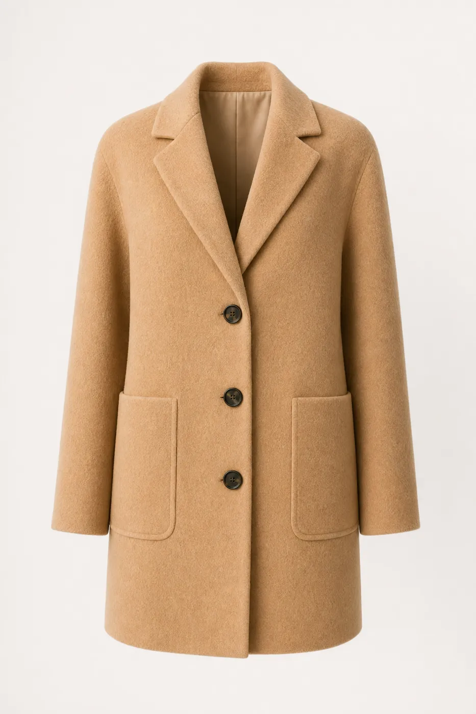 Manteau Court en Laine et Cachemire N°07